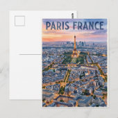 Carte Postale Voyage Paris France (Devant / Derrière)