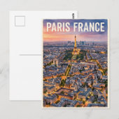 Carte Postale Voyage Paris France (Devant / Derrière)