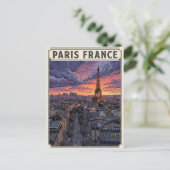 Carte Postale Voyage Paris France (Debout devant)