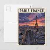 Carte Postale Voyage Paris France (Devant / Derrière)