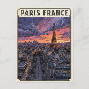 Carte Postale Voyage Paris France 