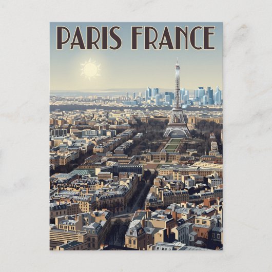 Carte Postale Voyage Paris France (Devant)