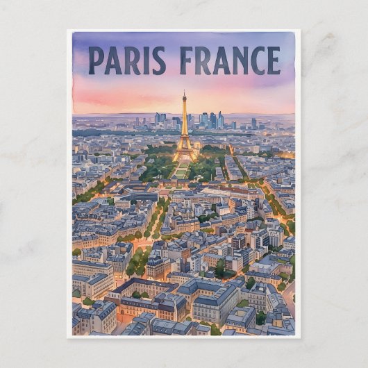 Carte Postale Voyage Paris France (Devant)