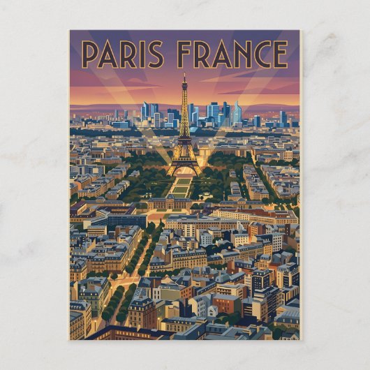 Carte Postale Voyage Paris France (Devant)