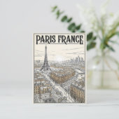 Carte Postale Voyage Paris France (Debout devant)