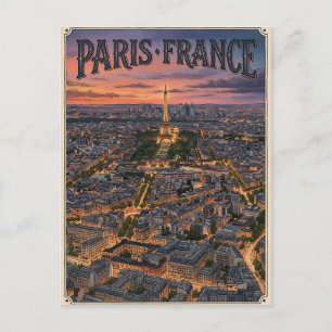 Carte Postale Voyage Paris France