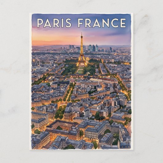 Carte Postale Voyage Paris France (Devant)
