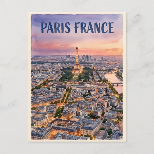 Carte Postale Voyage Paris France (Devant)