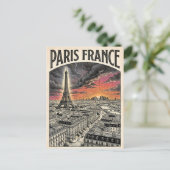 Carte Postale Voyage Paris France (Debout devant)