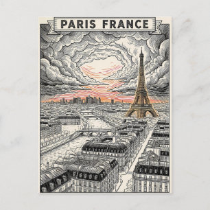 Carte Postale Voyage Paris France