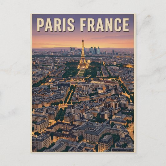 Carte Postale Voyage Paris France (Devant)