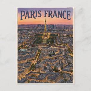 Carte Postale Voyage Paris France
