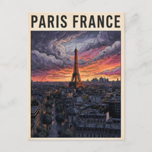 Carte Postale Voyage Paris France