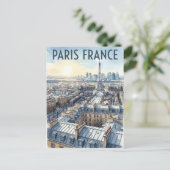 Carte Postale Voyage Paris France (Debout devant)