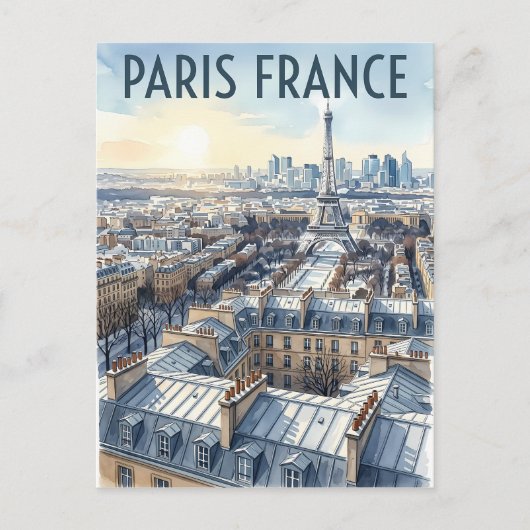 Carte Postale Voyage Paris France (Devant)
