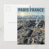 Carte Postale Voyage Paris France (Devant / Derrière)