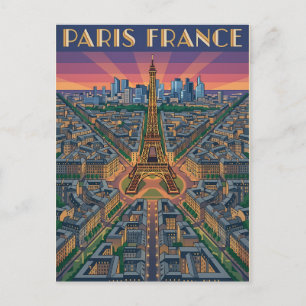 Carte Postale Voyage Paris France