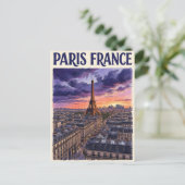 Carte Postale Voyage Paris France (Debout devant)
