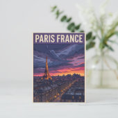Carte Postale Voyage Paris France (Debout devant)