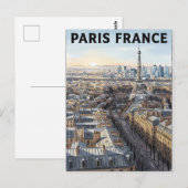 Carte Postale Voyage Paris France (Devant / Derrière)