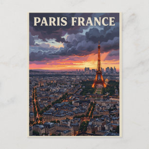 Carte Postale Voyage Paris France