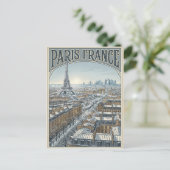 Carte Postale Voyage Paris France (Debout devant)
