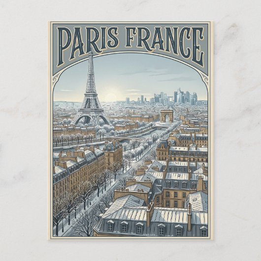 Carte Postale Voyage Paris France (Devant)