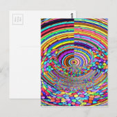 Carte Postale Voyage psychédélique (Devant / Derrière)