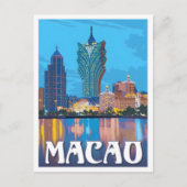 Carte Postale Voyage Rétro Macao (Devant)
