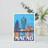 Carte Postale Voyage Rétro Macao (Debout devant)