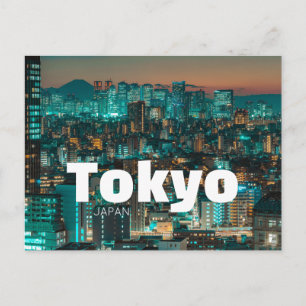 Carte Postale Voyage Scénique à Tokyo Japon