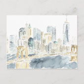 Carte postale Voyage Skyline de New York (Devant)
