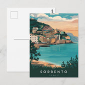 Carte Postale Voyage Sorrente Italie (Devant / Derrière)