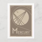 Carte postale Voyage spatial - Mercury (Devant)