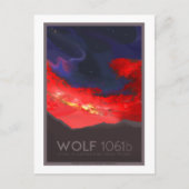 Carte postale Voyage spatial - Wolf 1061b (Devant)