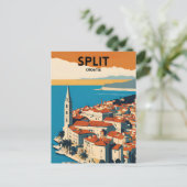 Carte Postale Voyage Split Croatie (Debout devant)