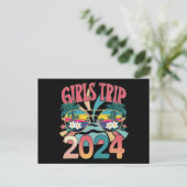 Carte Postale Voyage super pour filles 2024 Week-end Summer Beac (Debout devant)