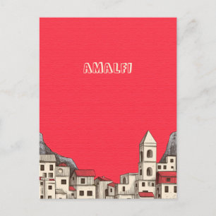 Carte Postale Voyage sur la Côte d'Amalfi Italie