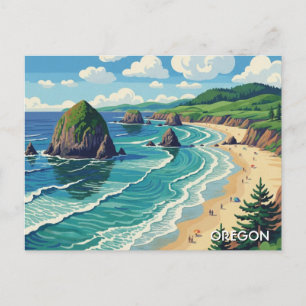 Carte Postale Voyage sur la côte de l'Oregon