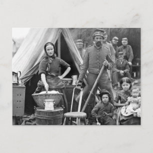 Carte Postale Voyage sur la route de la guerre civile, 1861