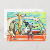 Carte Postale Voyage sur la route par Andie (Devant / Derrière)