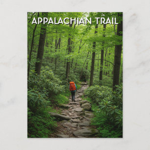 Carte Postale Voyage sur le sentier des Appalaches
