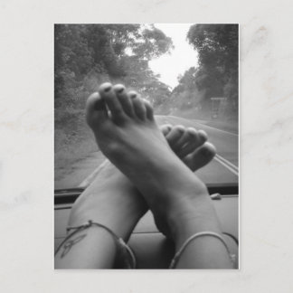 Carte Postale Voyage sur route