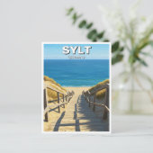 Carte Postale Voyage Sylt Allemagne (Debout devant)