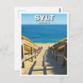 Carte Postale Voyage Sylt Allemagne (Devant / Derrière)
