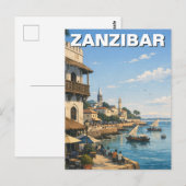 Carte Postale Voyage Tanzanie Zanzibar (Devant / Derrière)