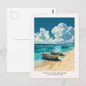 Carte postale Voyage Trou Aux Biches Maurice (Devant / Derrière)