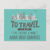 Carte postale voyage unique (Devant)