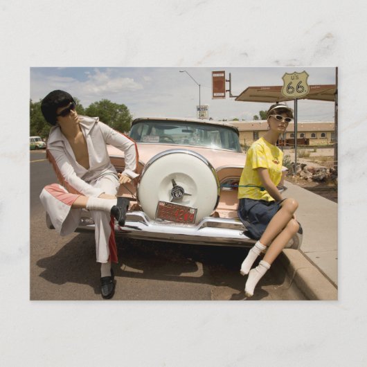 Carte postale voyage US Route 66 (Devant)