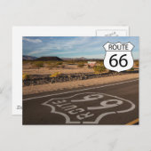 Carte postale voyage US Route 66 (Devant / Derrière)